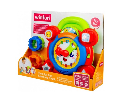 Winfun Εκπαιδευτικό Ρολόι Time For Fun Learning Clock 403251
