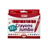 +Efo Κηρομπογιές Jumbo 12 Τεμ.