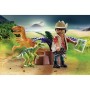 Playmobil Dinos Maxi Βαλιτσάκι Εξερευνητής Και Δεινόσαυροι 70108