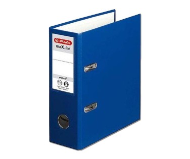 Herlitz Κλασέρ Πλαστικό Μπλε Με Μηχανισμό 2 Κρίκων Α5 8x23cm