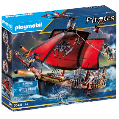 Playmobil Pirates Πειρατική Ναυαρχίδα 70411