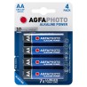 AGFA Μπαταρίες Αλκαλικές 4 Τεμ. ΑΑ LR6 1.5V MN1500