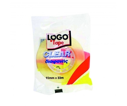 Logo Σελοτέιπ Clear 15mm x 33m