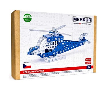 Merkur Μεταλλική Κατασκευή Ελικόπτερο Της Αστυνομίας 5547