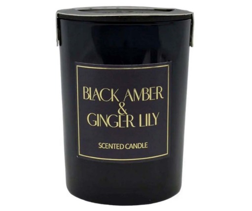Ankor Αρωματικό Κερί Σε Γυάλινο Βάζο Black Amber & Giger Lily 833177