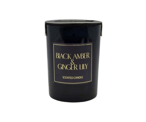 Ankor Αρωματικό Κερί Σε Γυάλινο Βάζο Black Amber & Ginger Lily 833214