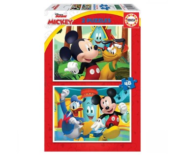 Educa Παζλ Mickey Mouse 2x48 Κομμάτια 19312