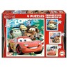 Educa 4 Παζλ Cars 12-16-20-25 Κομμάτια 14942