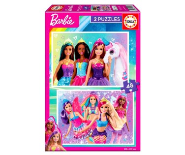 Educa Παζλ Barbie 2x48 Κομμάτια 19299