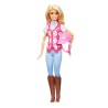 Λαμπάδα Barbie Κούκλα The Great Horse Chase Barbie Malibu HJX38