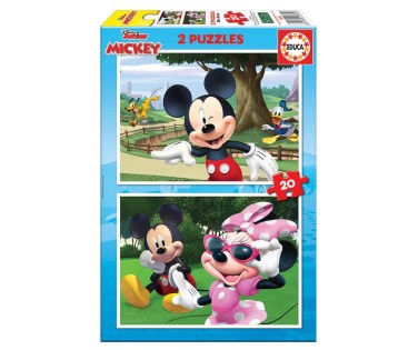 Educa Παζλ Mickey 2x20 Κομμάτια 18884