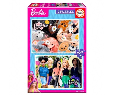 Educa Παζλ Barbie 2x100 Κομμάτια 19300