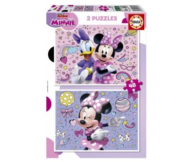 Educa Παζλ Minnie 2x48 Κομμάτια 19674
