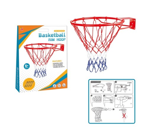 Zita Toys Παιδική Μπασκέτα Εξωτερικού Χώρου Τοίχου 45cm