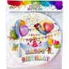 Πιατάκια Χάρτινα Happy Party 10 Τεμ. 23cm XYCK23-A
