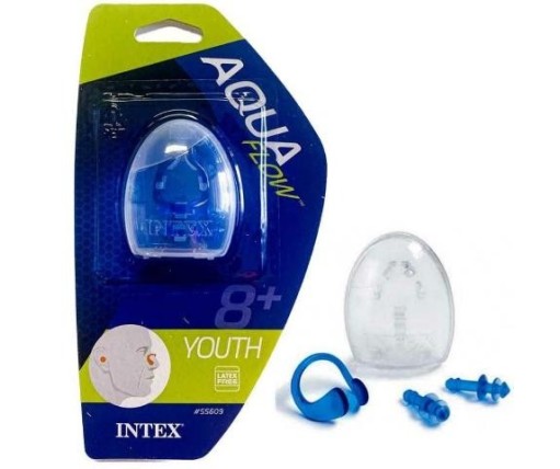 Intex Σετ Ωτοασπίδες Και Κλιψ Θαλάσσης 55609
