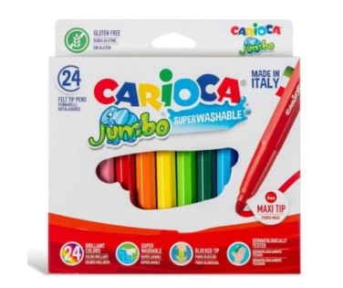 Carioca Jumbo Μαρκαδόροι 24 Τεμ. (40570)