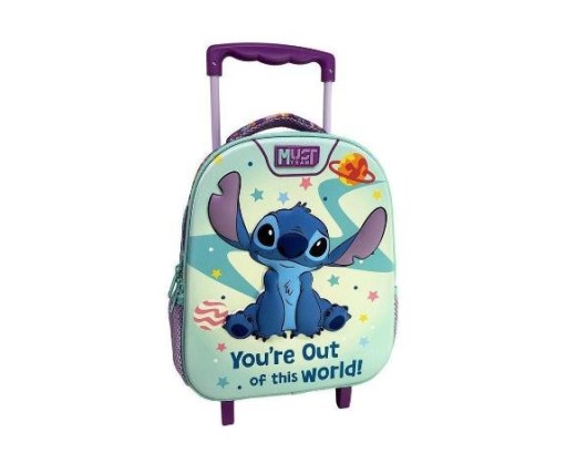 Must Σχολική Τσάντα Τρόλεϊ Νηπιαγωγείου Stitch 565073