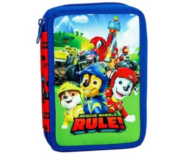 Gim Κασετίνα Διπλή Γεμάτη Paw Patrol Rescue Wheels 334-00100