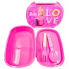 Gim Δοχείο Φαγητού Με Κουτάλι/Πιρούνι Barbie 920ml 571-20276