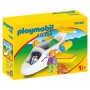 Playmobil 1.2.3 Αεροπλάνο Με Επιβάτη 70185