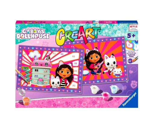 Ravensburger Ζωγραφική Creart Gabby's Dollhouse 23715
