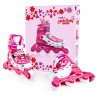Amila Inline Αυξομειούμενα Rollers Ροζ Παιδικά 35-38 48924
