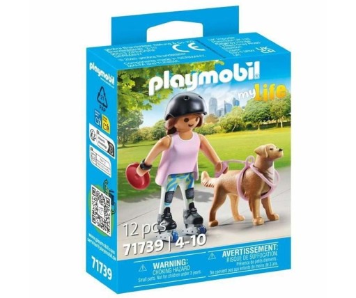Playmobil MyLife Σκέιτερ Με Ριτρίβερ 71739