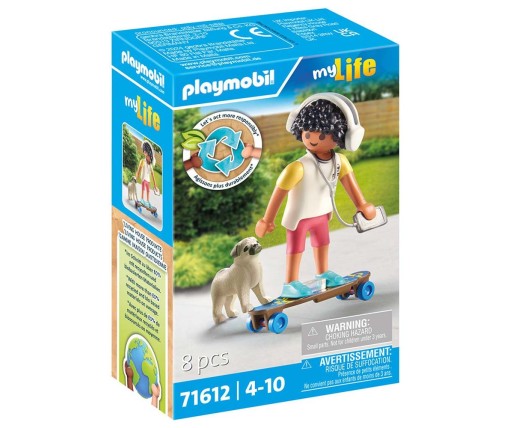 Playmobil MyLife Αγόρι Με Σκυλάκι 71612