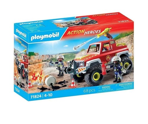 Playmobil Action Heroes Πυροσβεστικό Όχημα 71824