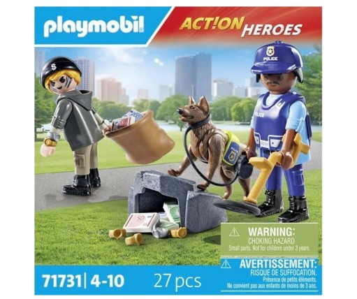 Playmobil Action Heroes Αστυνομική Ερευνα Κλοπιμαίων 71731