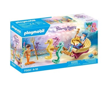 Playmobil Princess Magic Γοργονο-Aμαξα Με Ιππόκαμπους 71500