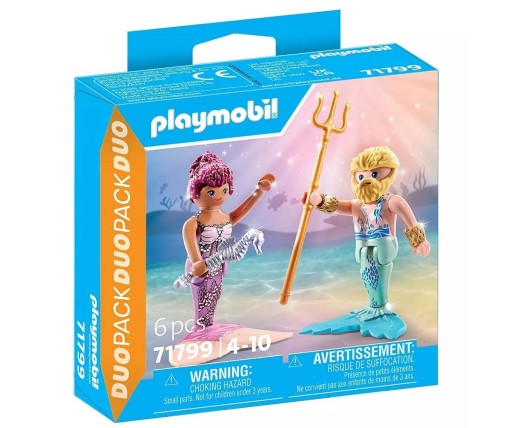 Playmobil Duo Pack Γοργόνα & Τρίτωνας 71799