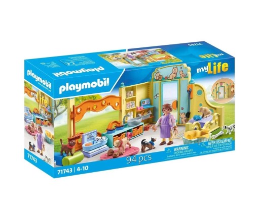 Playmobil MyLife Σταθμός Φροντίδας Κουταβιών 71743
