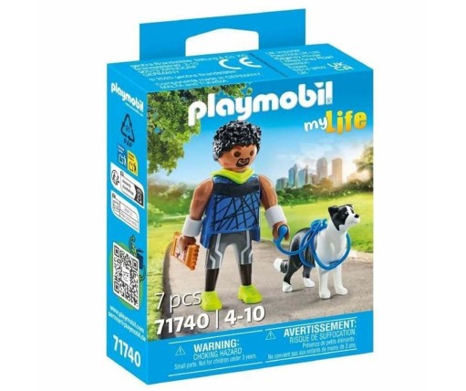 Playmobil MyLife Αθλητής Με Μπόρντερ Κόλεϊ 71740