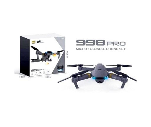 Drone Με Κάμερα 4Κ Ultra HD 23cm 2.4GHz 998PRO