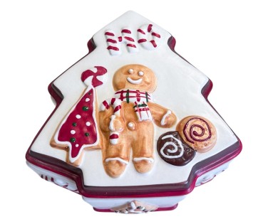 Κεραμική Μπισκοτιέρα Δεντράκι Cookies 04.YM24410-2