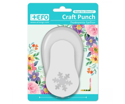+Efo Craft Punch Περφορατέρ Νιφάδα Medium 25mm