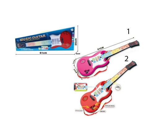 Ηλεκτρική Κιθάρα Με Μουσική Και Φως 61cm 005.955A-2