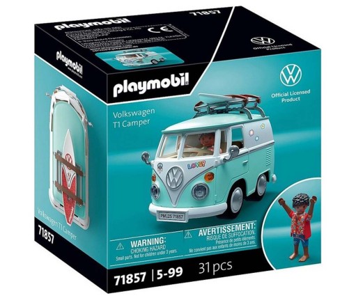 Playmobil Volkswagen X Volkswagen T1 Camper 71857