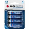 AGFA Μπαταρίες Αλκαλικές 4 Τεμ. ΑΑ LR6 1.5V MN1500