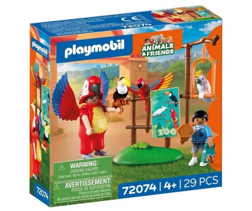 Playmobil Animals & Friends Ταΐζοντας Τα Πουλιά Του Πάρκου 72074