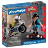 Playmobil City Action Αστυνομική Καταδίωξη Με Μοτοσικλέτα 72079