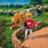 Playmobil Animals & Friends Τίγρης Και Επισκέπτης Πάρκου 72089