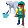 Playmobil Animals & Friends Πολική Αρκούδα Και Φροντιστής 72090