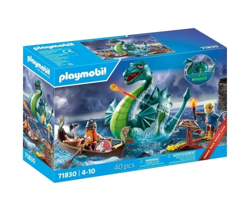 Playmobil Πολεμιστές Βίκνγκς & Θαλάσσιο Τέρας 71830