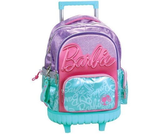 Gim Barbie Σχολική Τσάντα Τρόλεϊ Δημοτικού 349-94078
