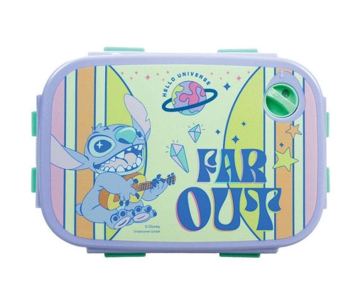 Disney Stitch Πλαστικό Παιδικό Δοχείο Φαγητού 900ml 552-04265
