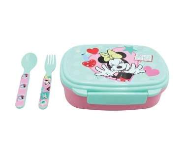Gim Δοχείο Φαγητού Με Κουτάλι/Πιρούνι Minnie 553-06276