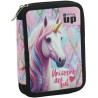 Back Me Up Κασετίνα Διπλή Γεμάτη Pastel Unicorn 357-41100